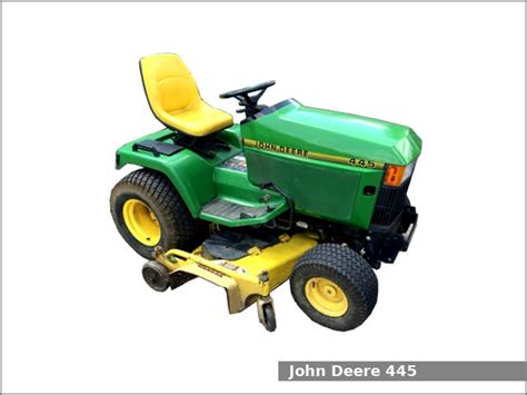 John Deere 445 Lawn And Garden Tractor Review And Specs Tractor Specs