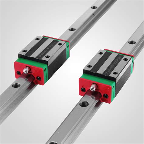 2x Linear Rail Hsr15 1500mm X 4 X Square Type Bearing Block Chrome