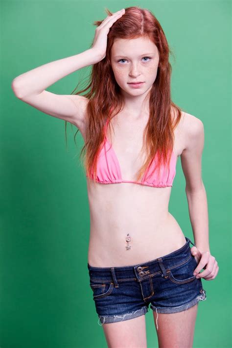 Gina Cattanach January Ginger Models Model High Neck Bikinis