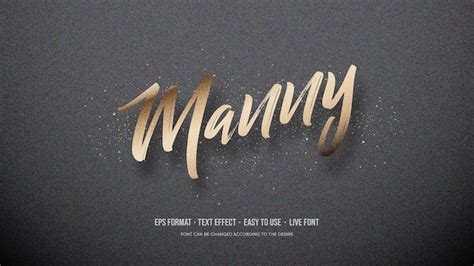 Premium Vector Classic Text Effect With Gold Color