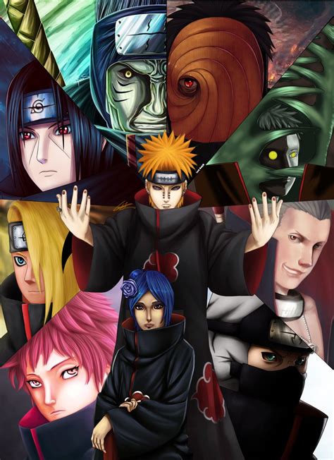 Akatsuki Naruto Vs Sasuke Naruto Uzumaki Shippuden Naruto Fan Art
