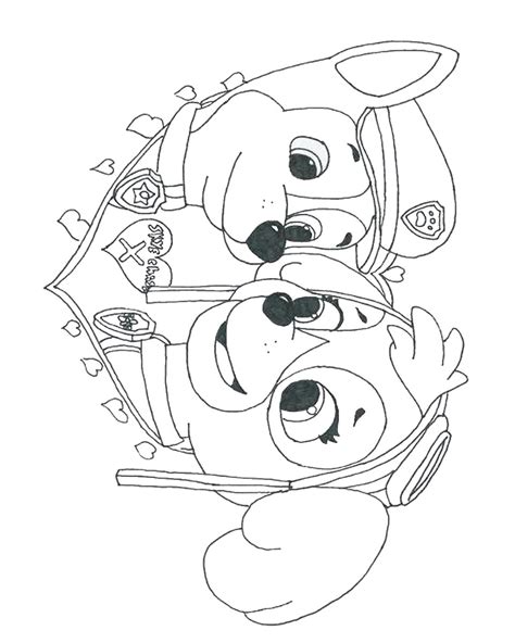 Petitive printable paw patrol coloring pages wagashiya. Paw Patrol Coloring Pages - Birthday Printable