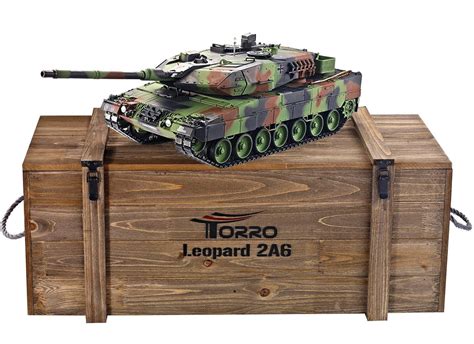 Rc Panzer Leopard A Metall Version Bb Kanonenrauch Turm Pro