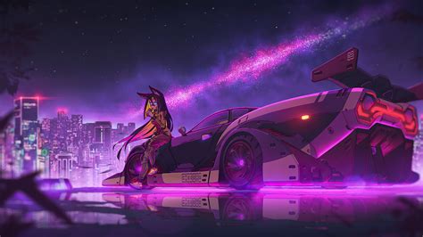 3840x2160 Anime Girl Cyberpunk Ride 4k 4k Hd 4k Wallpapersimagesbackgroundsphotos And Pictures