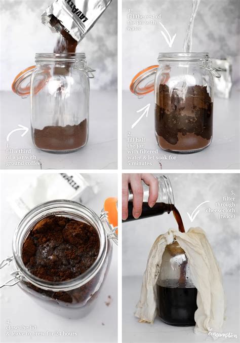 Easy Mason Jar Cold Brew Coffee The Consumption