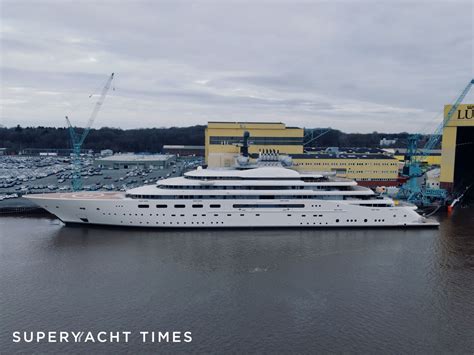 In Pictures The 160m Lürssen Superyacht Blue Launched
