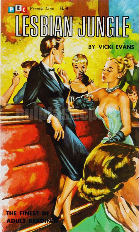 Lesbian Pulp Vintage Art Print Lesbian Jungle Etsy In Pulp Fiction Pulp Fiction Art