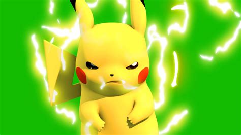 Pokemon Pikachu Facial 3d Model Animated Pixelboom