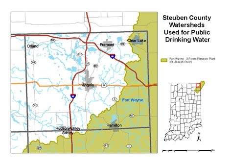 Steuben County Watershed Map