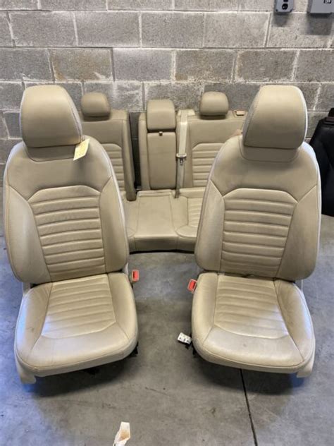 13 16 Ford Fusion Seats Tan Leather Full Set Power Oem Ebay