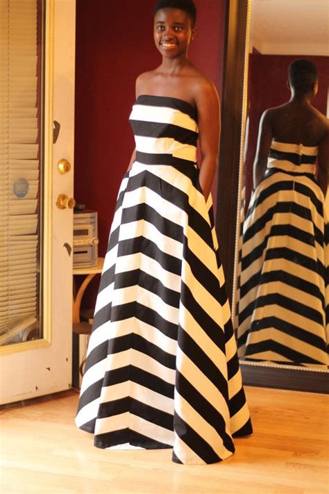 Also set sale alerts and shop exclusive offers only on shopstyle. Black and white (also Blue and green) Striped Dress, Long ...