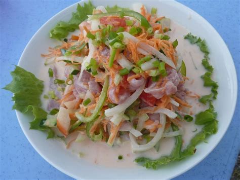 Poisson cru à la tahitienne Recette de Poisson cru à la tahitienne