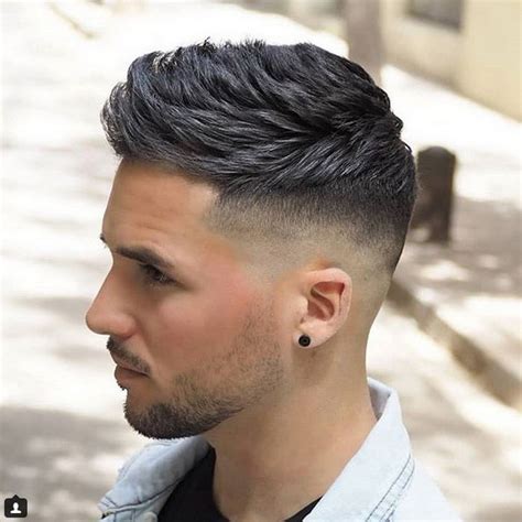 Mens Fade Haircuts With Combination Of Spiky Do Mens Haircuts Short