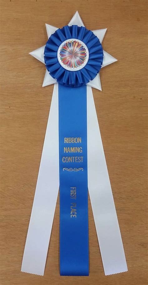 Deluxe 22 Champion Award Rosette Ribbon Custom Award Ribbons