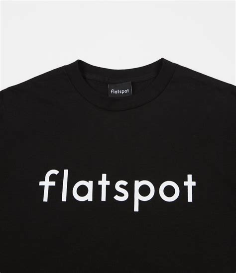 flatspot logo long sleeve t shirt black