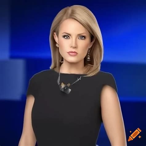 Blonde Female News Anchor