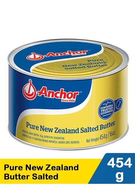 Anchor Pure New Zealand Butter Salted 454g Klik Indomaret