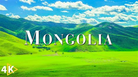 Flying Over Mongolia 4k Uhd Peacefull Relaxing Music 4k Video
