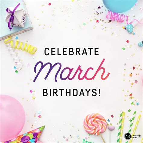 March Birthdays — First Baptist Church Of Sylva