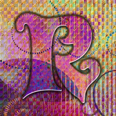 Letter R Digital Art By Barbara Berney Pixels