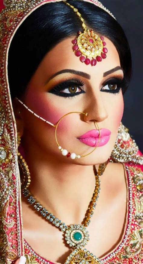 Indian Bridal Heavy Makeup Trend Asian Bridal Makeup Pakistani Bridal Makeup Indian Bridal
