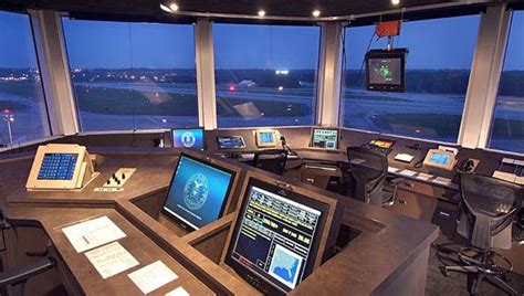 Interior Of Control Tower Air Traffic Control Traffic Brownfield