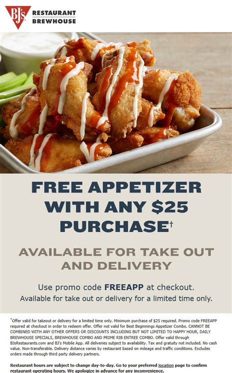 Print these coupons for 99 restaurant. July, 2020 Free appetizer with $25 spent at BJs ...