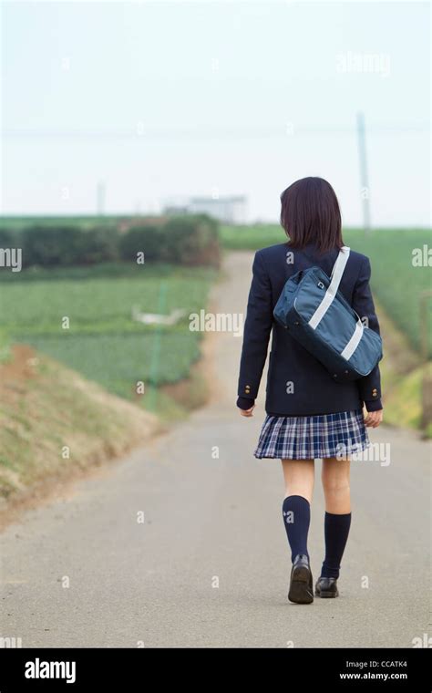 Girl School Uniform Walking Hi Res Stock Photography And Images Alamy