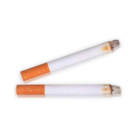 2 Joke Prank Novelty Trick Fake Cigarettes Fags Smoke Effect Lit End