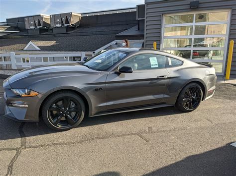 Carbonized Gray Gt Just Arrived At Dealer 2015 S550 Mustang Forum