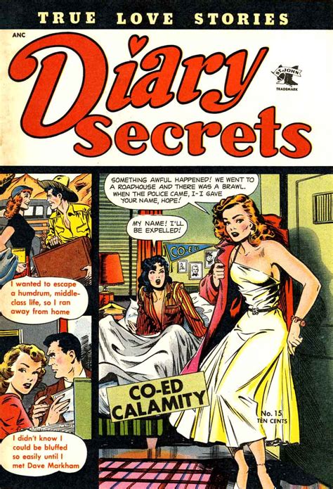 Diary Secrets 15 Matt Baker Cover And Reprints Pencil Ink