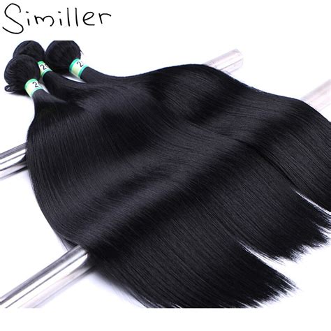 Specialising in products aimed towards black women. Similler 100g Per Bundles Natural Black Straight Hair ...