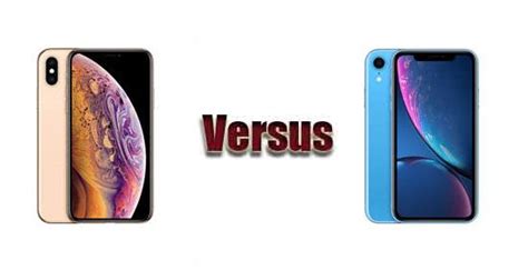 Apple iPhone XS vs Apple iPhone XR comparación de características