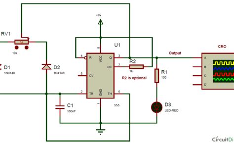How To Make A Simple Timer Circuit Using Ic 555 Circuit Diagram Centre