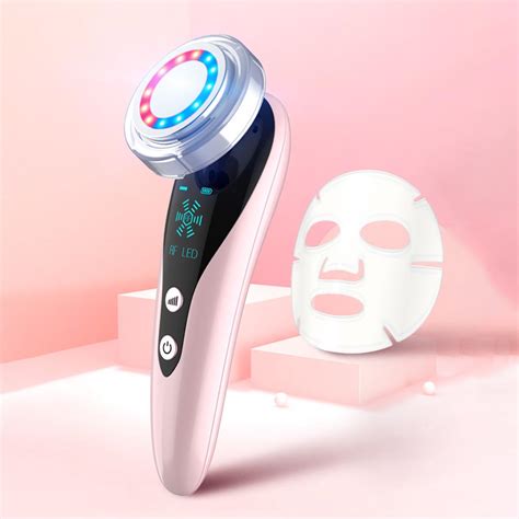 Ultrasonic Facial Beauty Importer Massage Instrument Light Therapy Skin