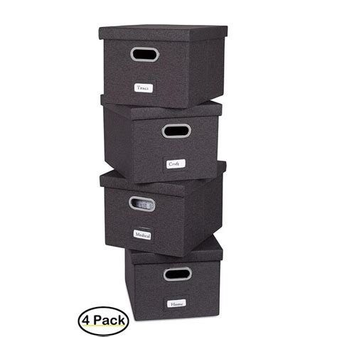 Birdrock Home Internets Best Collapsible File Storage Organizer With