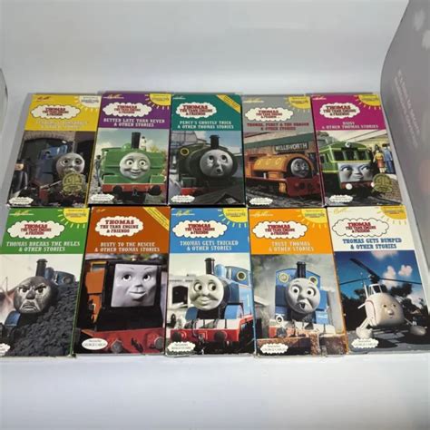 Lot Of 10 Vintage Thomas The Train And Friends Vhs Tapes Tank Engine 39 99 Picclick