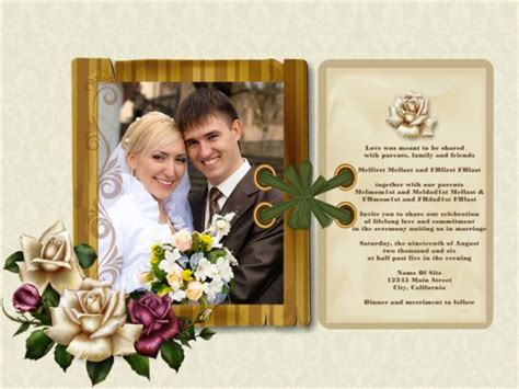 Wedding Invitation Card Add On Templates Download Free