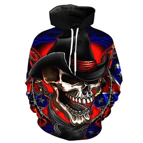 Cool Skull Magician 3d Hoodie Fashion Hip Hop Sweatshirt In Hoodies