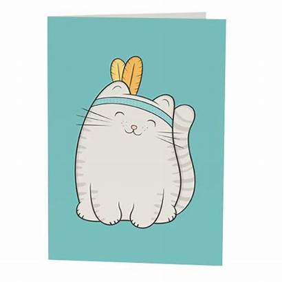 Birthday Ecards Cat Happy Card Open Fin