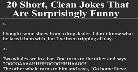 20 Short Clean Jokes That Are Surprisingly Funny Hitsharenow