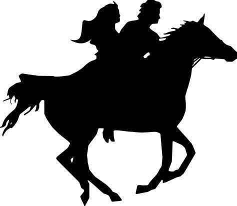 Silhouette Horse Riders Horses - Free vector graphic on Pixabay
