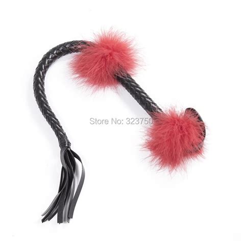 new arrival feather pu leather spanking paddle fetish whip flogger slave sex toys for couples