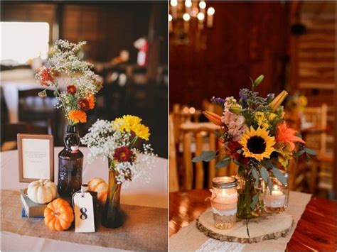 45 Fall And Autumn Wedding Centerpieces Ideas Deer Pearl Flowers
