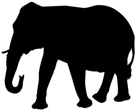 Free 272 Trunk Up Silhouette Elephant Svg Svg Png Eps Dxf File