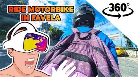 🏍️ ride motorbike in brazilian favela 🥽 360 video experience 4k youtube