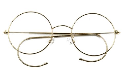 47mm Agstum Antique Vintage Round Glasses Wire Rim Eyeglasses