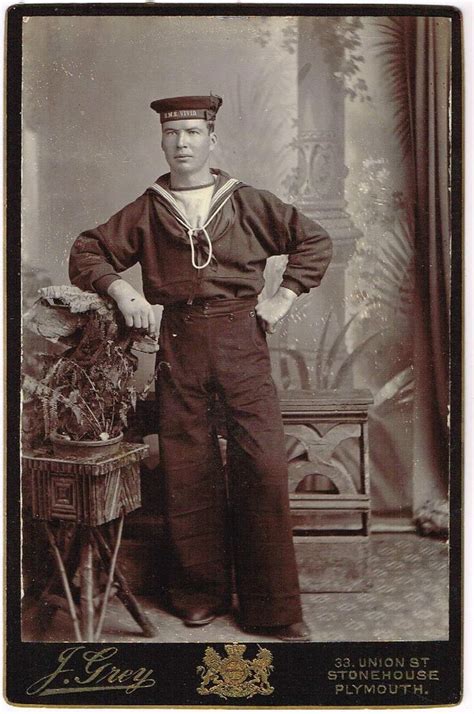 Rating Hms Vivid 1880s With Jumper Still Tucked In And Ring Creases In