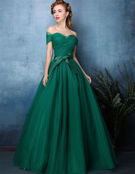 Pin By Gladys Paulino On Verde Evening Dresses Prom Tulle Prom Dress