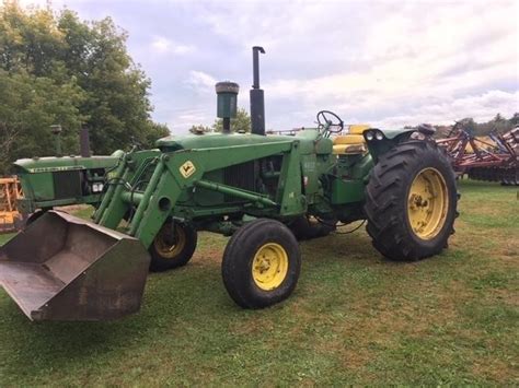John Deere 4020 Tractor With 148 Loader Live And Online Auctions On